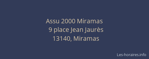 Assu 2000 Miramas
