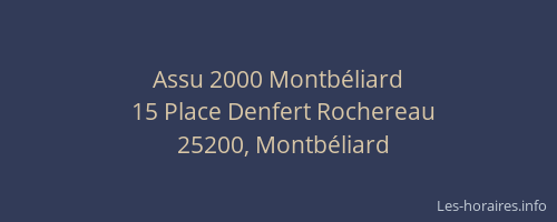 Assu 2000 Montbéliard