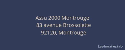 Assu 2000 Montrouge