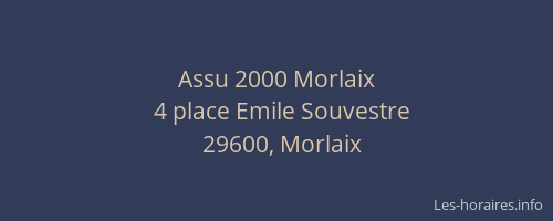Assu 2000 Morlaix