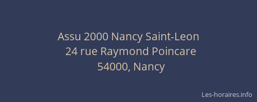 Assu 2000 Nancy Saint-Leon