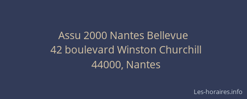 Assu 2000 Nantes Bellevue