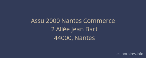 Assu 2000 Nantes Commerce