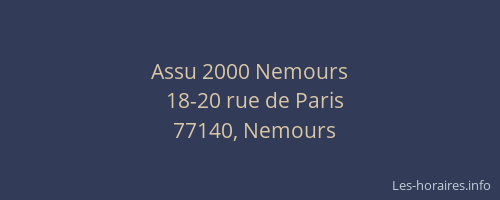 Assu 2000 Nemours