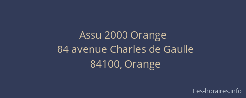 Assu 2000 Orange