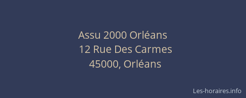 Assu 2000 Orléans