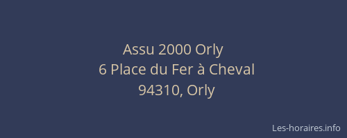 Assu 2000 Orly