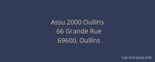 Assu 2000 Oullins