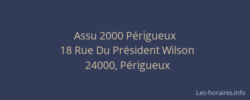 Assu 2000 Périgueux