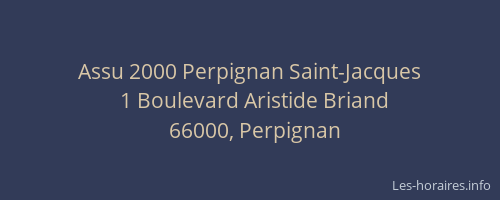 Assu 2000 Perpignan Saint-Jacques