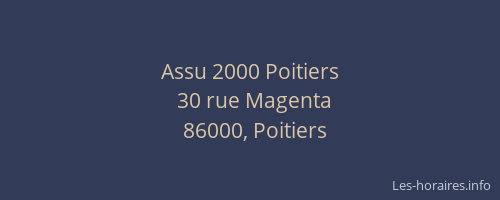 Assu 2000 Poitiers