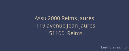 Assu 2000 Reims Jaurès