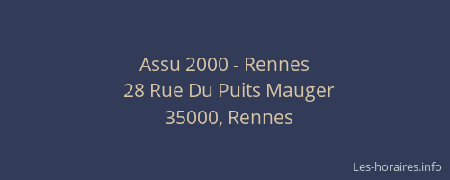 Assu 2000 - Rennes