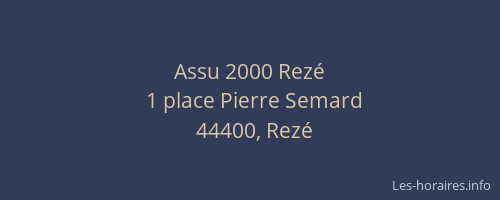 Assu 2000 Rezé