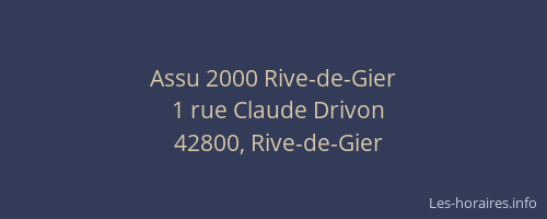 Assu 2000 Rive-de-Gier