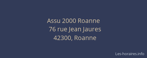 Assu 2000 Roanne
