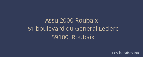Assu 2000 Roubaix