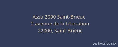 Assu 2000 Saint-Brieuc