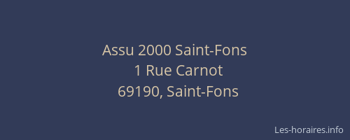 Assu 2000 Saint-Fons