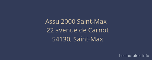 Assu 2000 Saint-Max