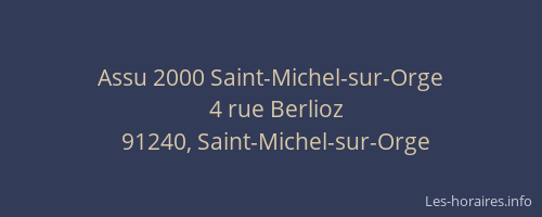Assu 2000 Saint-Michel-sur-Orge