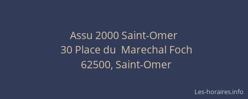 Assu 2000 Saint-Omer