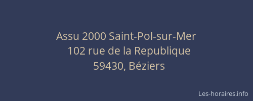 Assu 2000 Saint-Pol-sur-Mer