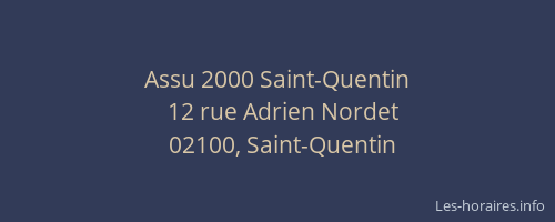 Assu 2000 Saint-Quentin