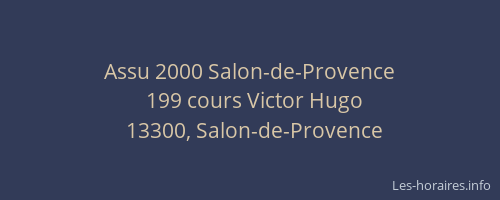 Assu 2000 Salon-de-Provence