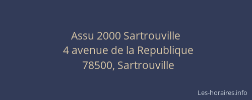 Assu 2000 Sartrouville