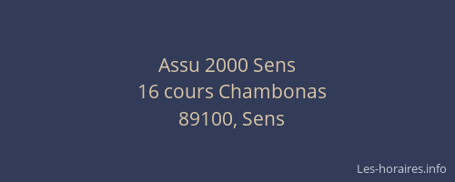 Assu 2000 Sens