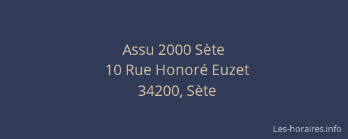 Assu 2000 Sète