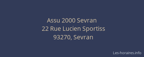 Assu 2000 Sevran