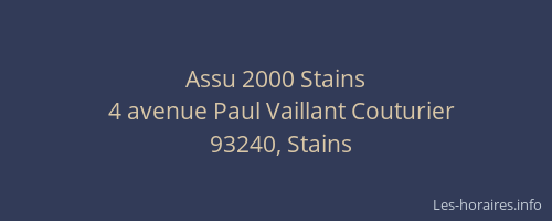 Assu 2000 Stains