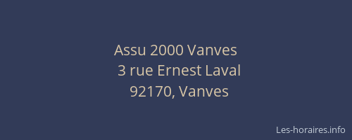 Assu 2000 Vanves