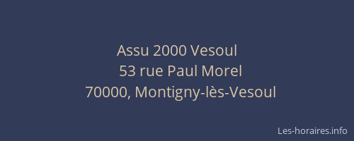 Assu 2000 Vesoul