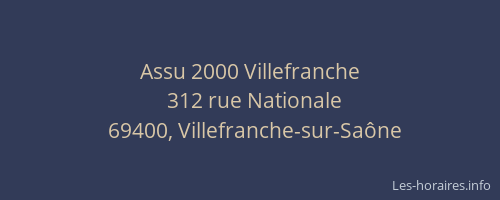 Assu 2000 Villefranche