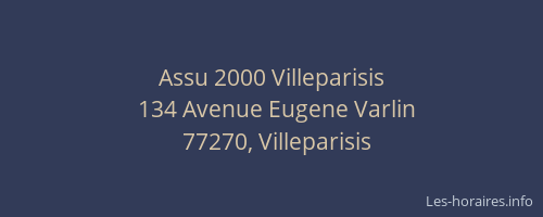 Assu 2000 Villeparisis