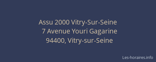 Assu 2000 Vitry-Sur-Seine