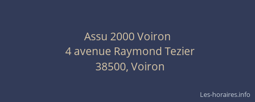 Assu 2000 Voiron