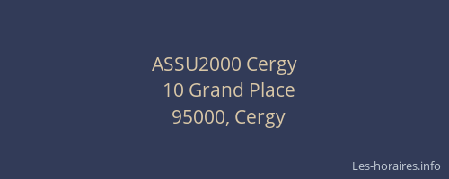 ASSU2000 Cergy