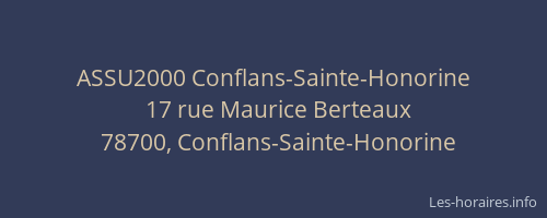 ASSU2000 Conflans-Sainte-Honorine