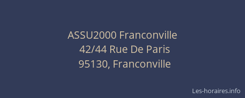 ASSU2000 Franconville
