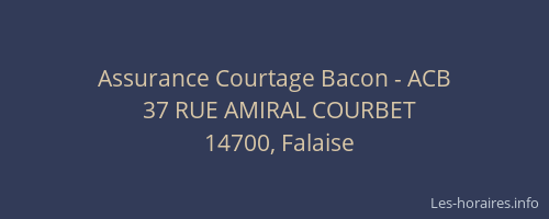 Assurance Courtage Bacon - ACB