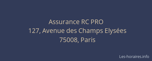 Assurance RC PRO