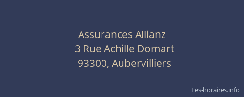 Assurances Allianz