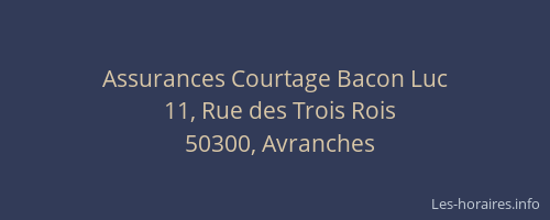 Assurances Courtage Bacon Luc