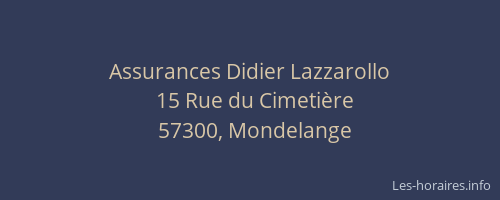 Assurances Didier Lazzarollo