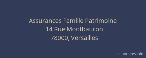 Assurances Famille Patrimoine