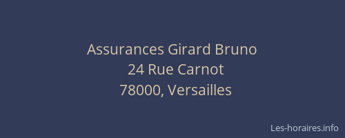 Assurances Girard Bruno